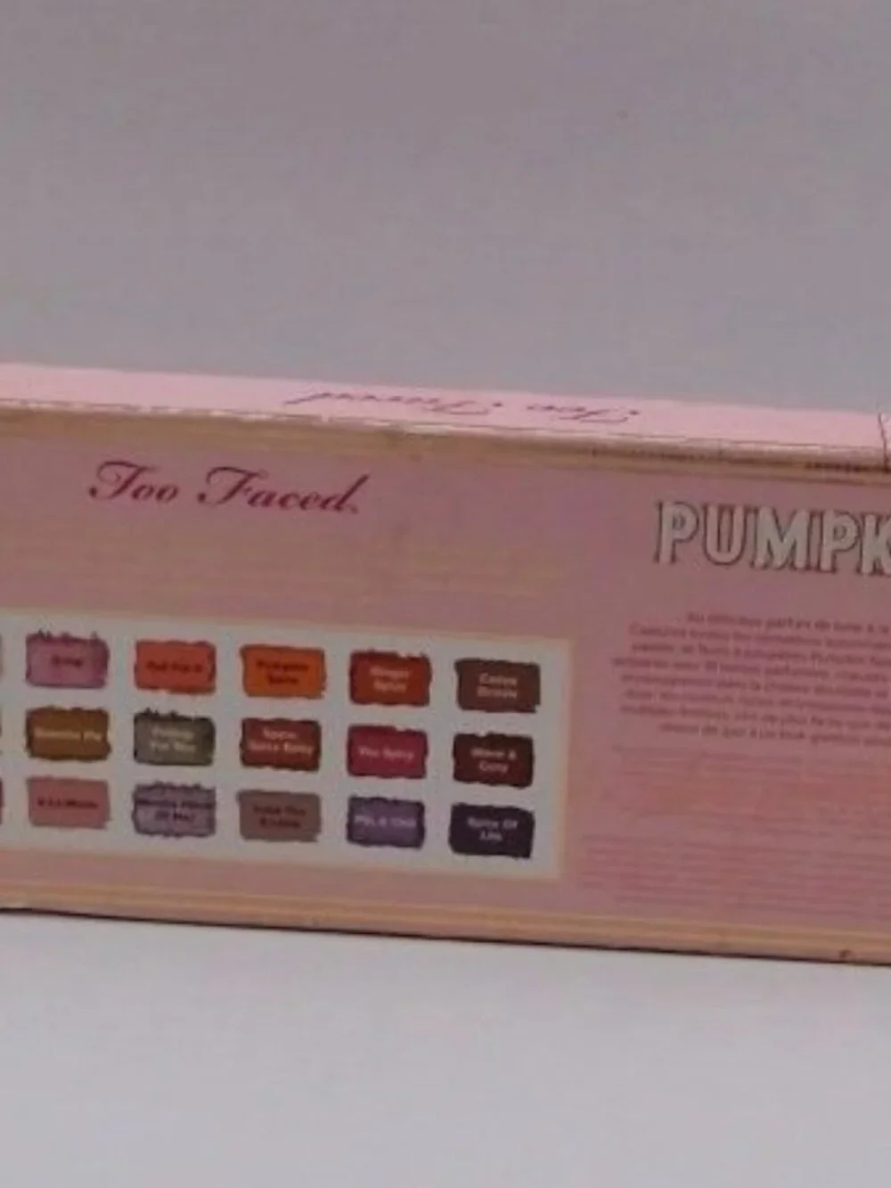 Too Faced Pumpkin Spice Eyeshadow Palette Ltd. Ed., BRAND NEW IN BOX